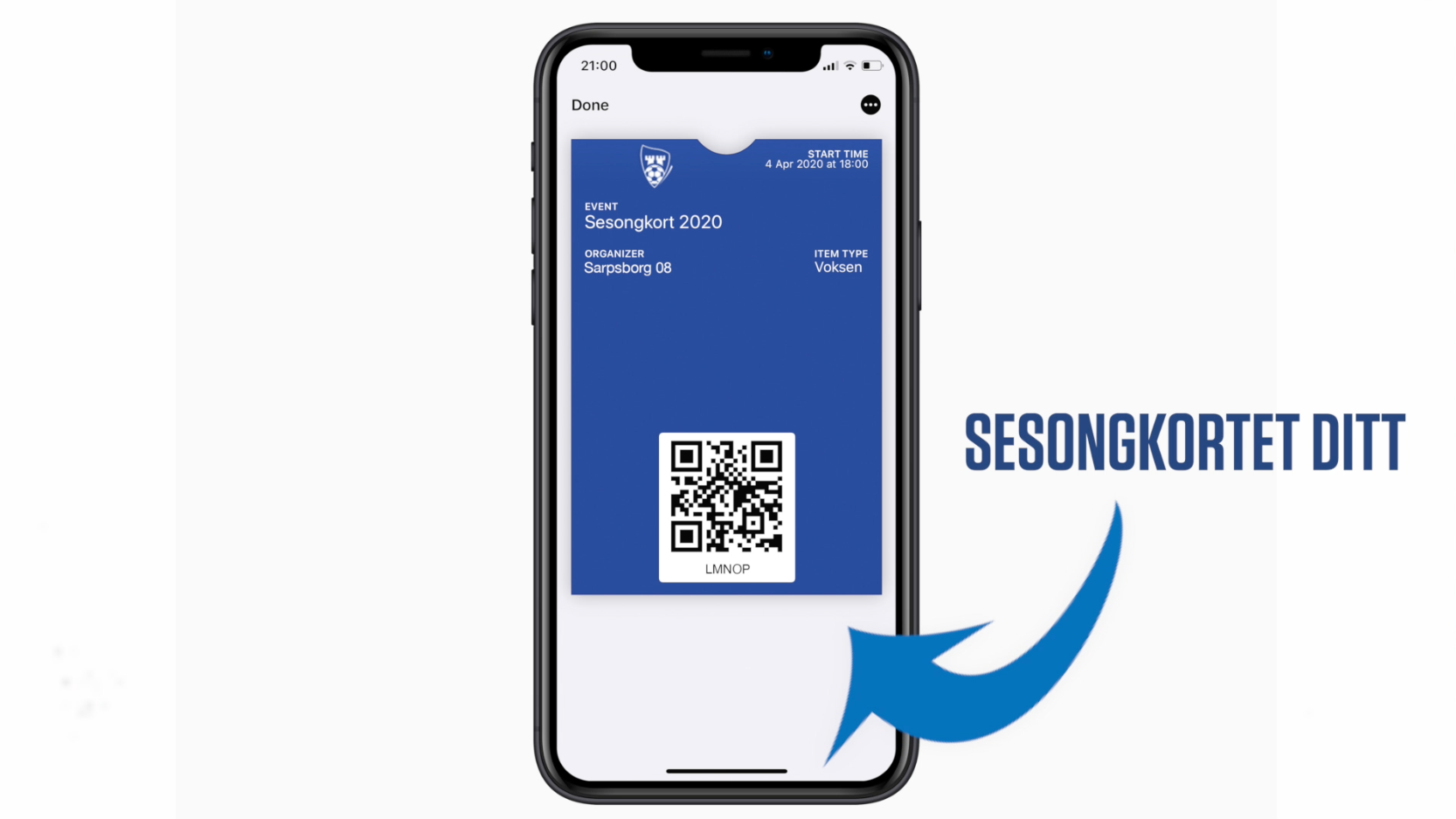 Slik får du sesongkortet rett på mobilen